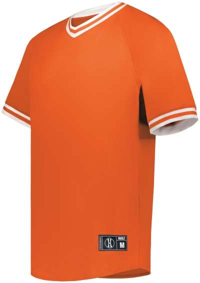 Holloway 221021 Retro V-Neck Baseball Jersey