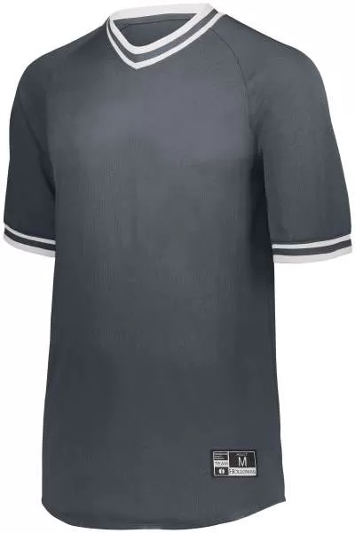 Holloway 221021 Retro V-Neck Baseball Jersey