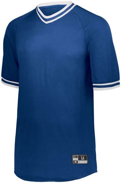 Holloway 221221 Youth Retro V-Neck Baseball Jersey