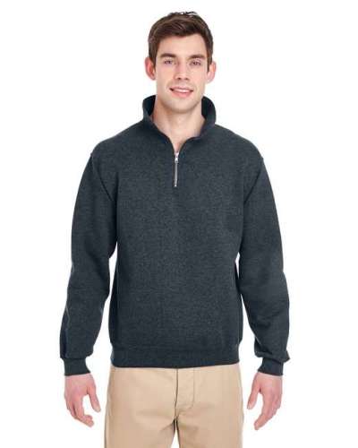 Jerzees 4528 Adult 9.5 oz. Super Sweats® NuBlend® Fleece Quarter-Zip Pullover