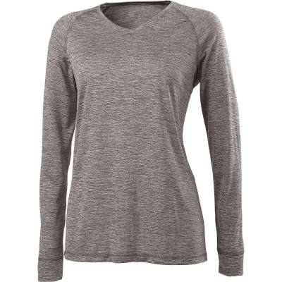 Holloway 222717 Ladies Electrify 2.0 V-Neck Long Sleeve Shirt
