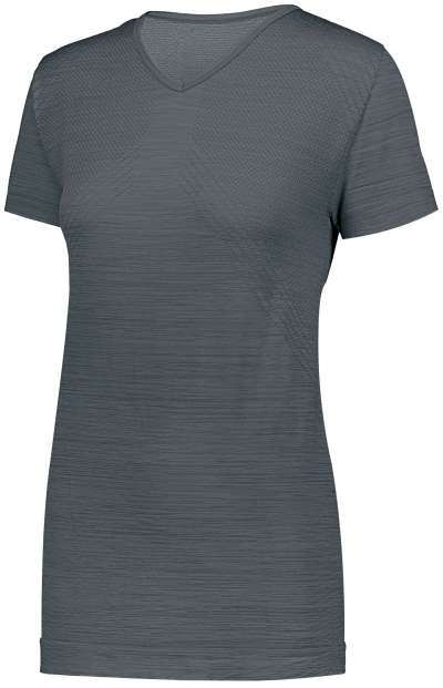 Holloway 222755 Ladies Striated Shirt Short Sleeve