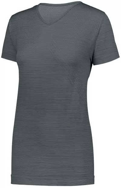 Holloway 222755 Ladies Striated Shirt Short Sleeve