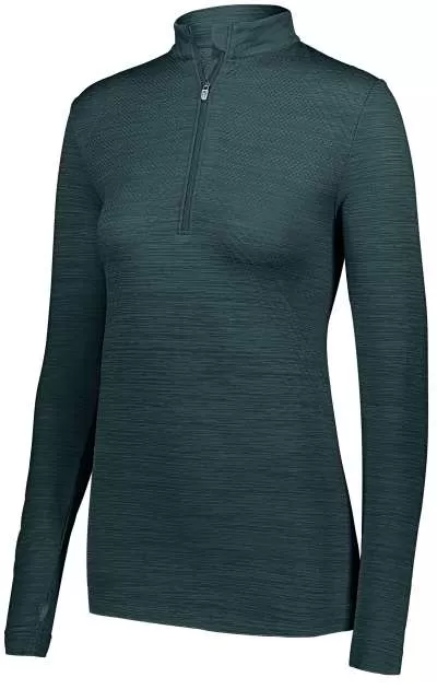 Holloway 222757 Ladies Striated 1/2 Zip Pullover