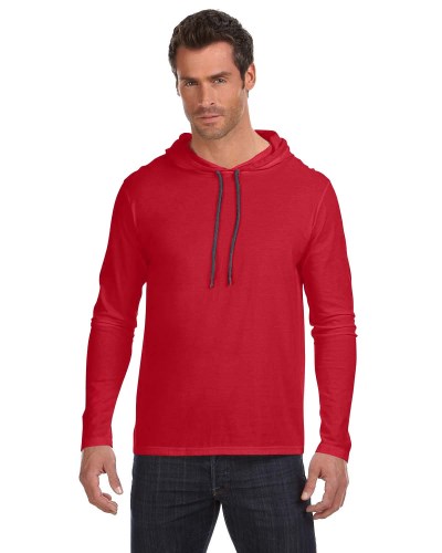 Anvil 987AN Adult Lightweight Long-Sleeve Hooded T-Shirt