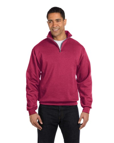 Jerzees 995M Adult 8 oz. NuBlend® Quarter-Zip Cadet Collar Sweatshirt