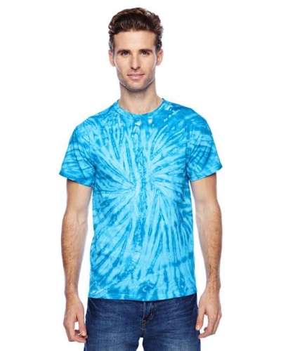 Tie-Dye CD110 Adult 100% Cotton Twist Tie-Dyed T-Shirt