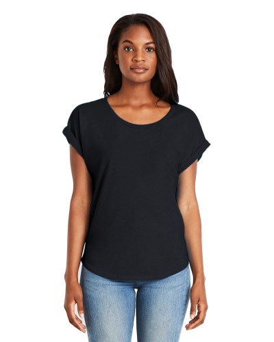 Next Level 6360 Ladies' Dolman with Rolled Sleeves