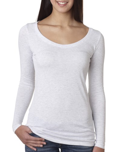 Next Level 6731 Ladies' Triblend Long-Sleeve Scoop