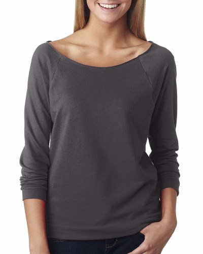 Next Level 6951 Ladies French Terry 3/4-Sleeve Raglan