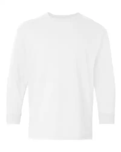 Gildan 5400B Youth Heavy Cotton? Long Sleeve T-Shirt 2 Pack