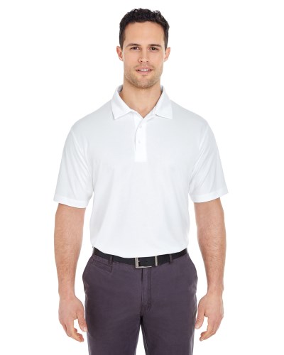 UltraClub 8320 Men's Platinum Performance Jacquard Polo with TempControl Technology