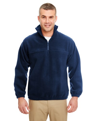 UltraClub 8480 Adult Iceberg Fleece Quarter-Zip Pullover