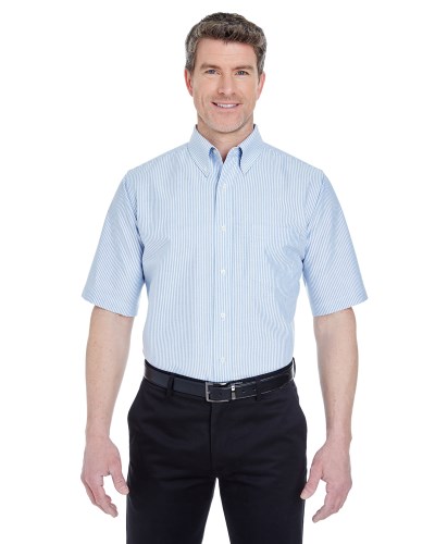 UltraClub 8972 Men's Classic Wrinkle-Resistant Short-Sleeve Oxford