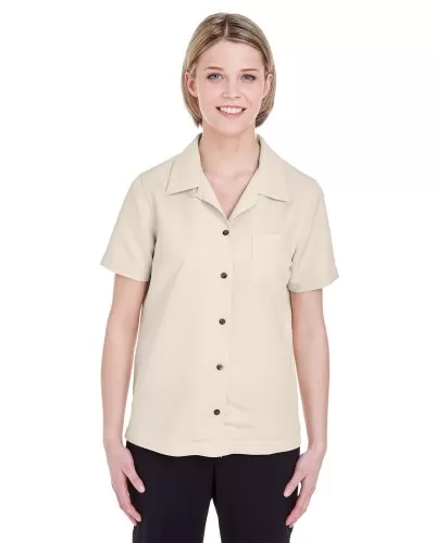 UltraClub 8981 Ladies' Cabana Breeze Camp Shirt