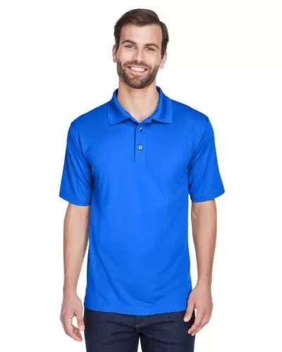 UltraClub 8210T Men's Tall Cool & Dry Mesh Piqué Polo