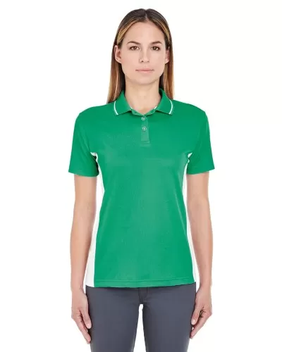 UltraClub 8406L Ladies' Cool & Dry Sport Two-Tone Polo
