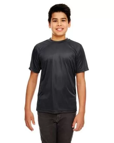 UltraClub 8420Y Youth Cool & Dry Sport Performance Interlock T-Shirt