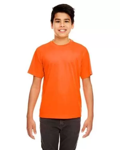 UltraClub 8420Y Youth Cool & Dry Sport Performance Interlock T-Shirt