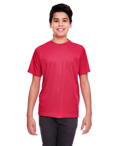 UltraClub 8420Y Youth Cool & Dry Sport Performance Interlock T-Shirt