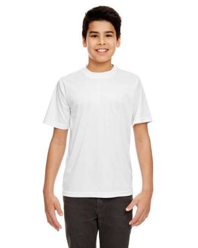 UltraClub 8420Y Youth Cool & Dry Sport Performance Interlock T-Shirt