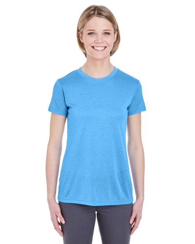 UltraClub 8619L Ladies' Cool & Dry Heathered Performance T-Shirt