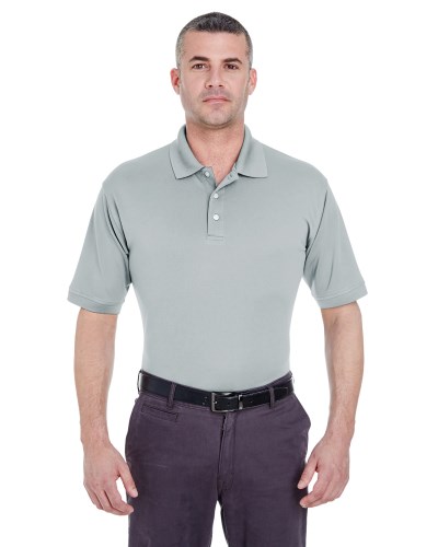 UltraClub U8315 Men's Platinum Performance Piqué Polo with TempControl Technology