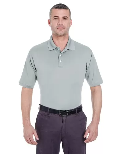 UltraClub U8315 Men's Platinum Performance Piqué Polo with TempControl Technology