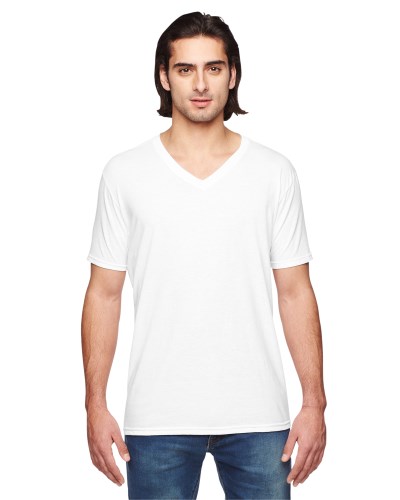 Anvil 6752 Adult Triblend V-Neck T-Shirt