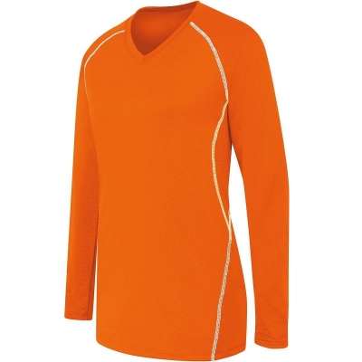 High 5 Five 342163 Girls Long Sleeve Solid Jersey