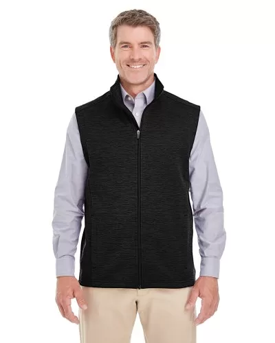 Devon & Jones DG797 Men's Newbury Mélange Fleece Vest