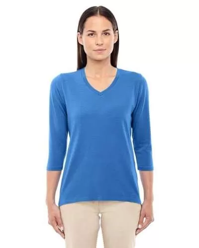 Devon & Jones DP184W Ladies' Perfect Fit™ Bracelet Length V-Neck Top