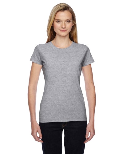 Fruit of the Loom SSFJR Ladies' 4.7 oz. Sofspun® Jersey Junior Crew T-Shirt