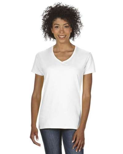 Gildan G500VL Ladies' Heavy Cotton™ 5.3 oz. V-Neck T-Shirt