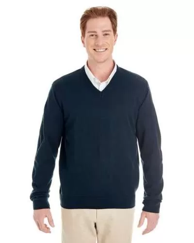 Harriton M420 Men's Pilbloc™ V-Neck Sweater