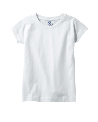 Rabbit Skins 3316 Toddler Girls’ Fine Jersey T-Shirt