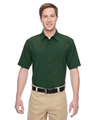 Harriton M610S Men's Paradise Short-Sleeve Performance Shirt