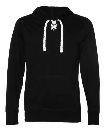 J America 8231 Unisex Jersey Sport Lace Hooded Pullover 2 Pack