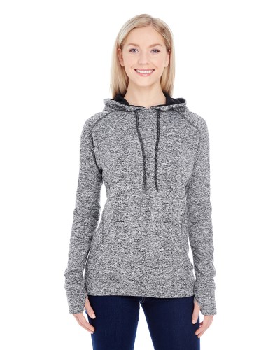 J America JA8616 Ladies' Cosmic Contrast Fleece Hood