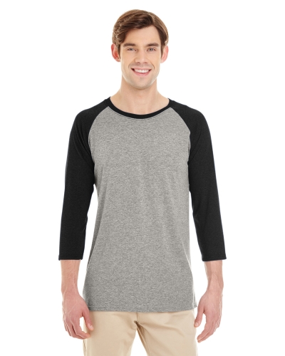 Jerzees 601RR Adult 4.5 oz. TRI-BLEND Baseball Raglan