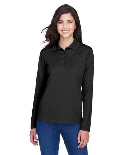 Ash City - Core 365 78192 Ladies' Pinnacle Performance Long-Sleeve Piqué Polo