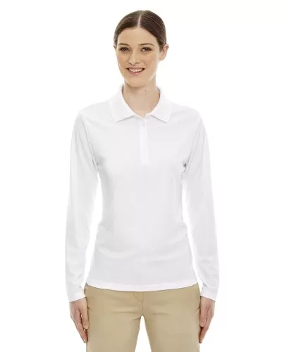 Ash City - Core 365 78192 Ladies' Pinnacle Performance Long-Sleeve Piqué Polo