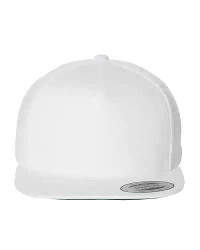 YP Classics 6007 Five-Panel Cotton Twill Snapback Cap 2 Pack