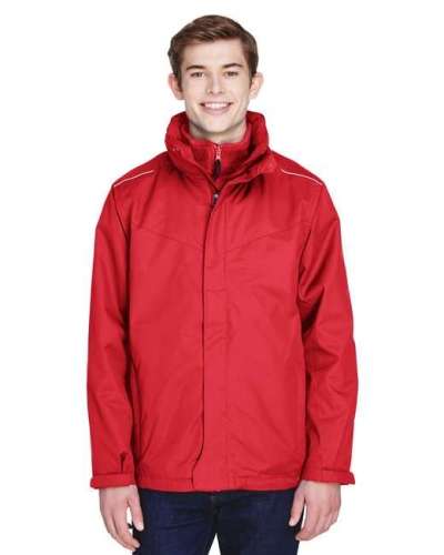 Ash City - Core 365 88205 Men's Region 3-in-1 Jacket with Fleece Liner