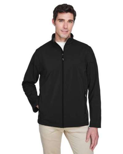Ash City - Core 365 88184T Men's Tall Cruise Two-Layer Fleece Bonded Soft Shell Jacket