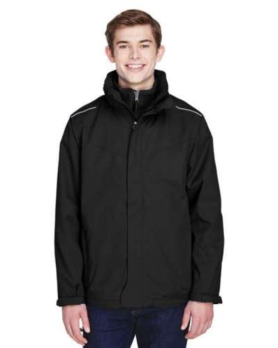 Ash City - Core 365 88205T Men's Tall Region 3-in-1 Jacket with Fleece Liner