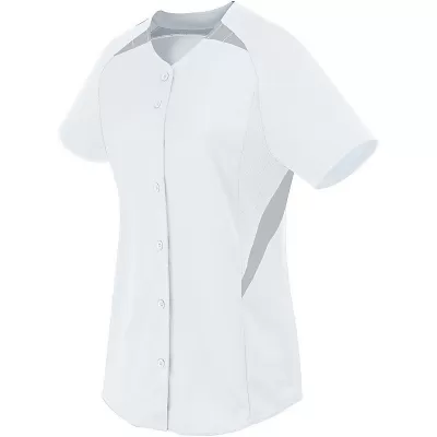 High 5 Five 312172-C Ladies Galaxy Full Button Softball Jersey