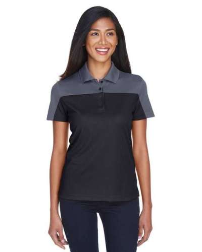 Ash City - Core 365 CE101W Ladies' Balance Colorblock Performance Piqué Polo