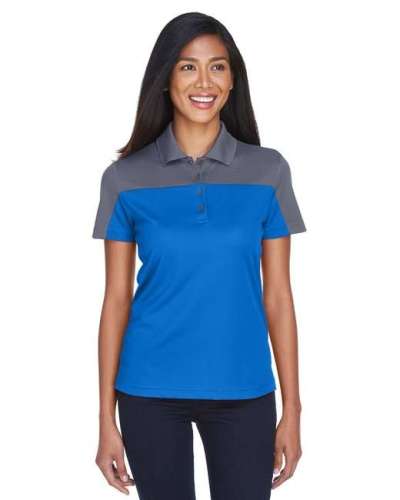 Ash City - Core 365 CE101W Ladies' Balance Colorblock Performance Piqué Polo