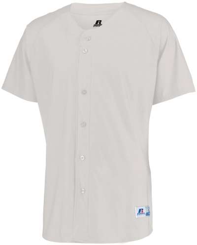 Russell Athletic 343VTM Raglan Sleeve Button Front Jersey